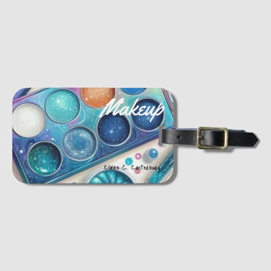 Kool Glitter Make-up Palette Bagagelabel (Voorkant (horizontaal))