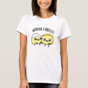 Kool Grappige Kaas Puns Willen Stremmen T-shirt
