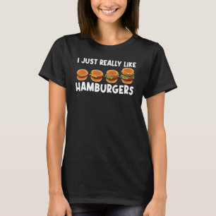 kool hamburger voor mannen Cheeseburger Burger T-shirt