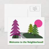 Kool Highway Welkom bij de Kaart Buurpost (Voorkant / Achterkant)