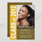 Kool, hip afstudeerfoto-aankondiging 2012 aankondiging (Voorkant / Achterkant)