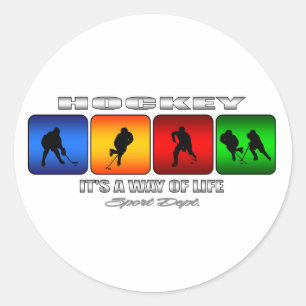 Kool Hockey is een manier van leven Ronde Sticker