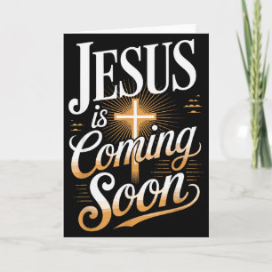 Kool Jesus Komt Soon Christelijke Kleding Kaart