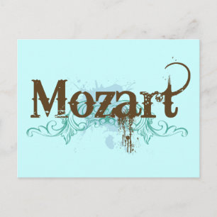 Kool Klassiek Mozart Briefkaart