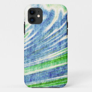 Kool kleuren grijze textuurwand iPhone 11 hoesje