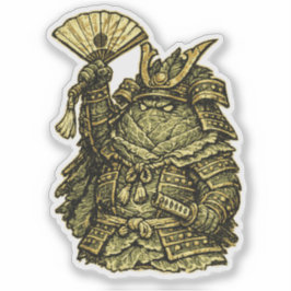 Kool Kolonel — Grappige Groente Commandant  Sticker