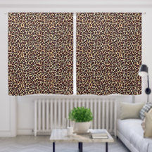 Kool luipaardprintpatroon bruin zwart lichtbruin g