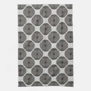 Kool Minimalistisch Klaproos Getextureerd Bloemmot Theedoek