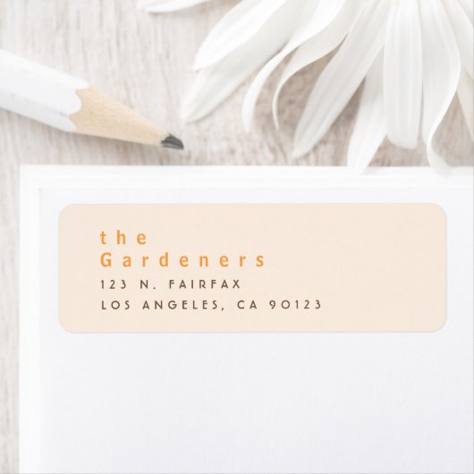 Kool minimalistisch label (Insitu)