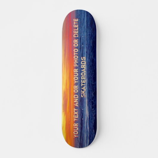 Kool Night Sunset Beach Skateboards Personated (Voorkant)