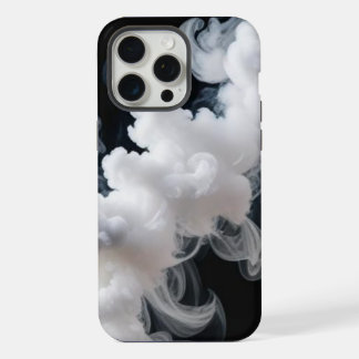 Kool rook dwarrelt rond op zwart – Hoesje iPhone 15 Pro Max Hoesje