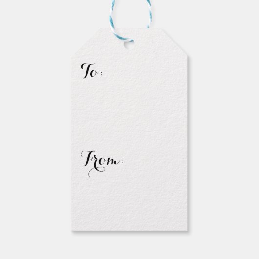 Kool Roos Gift Label Cadeaulabel (Achterkant)