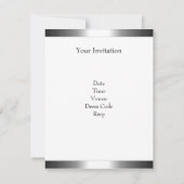 Kool Silver Stripes White, 30e verjaardag Kaart (Achterkant)