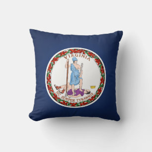 Kool State of Virginia Flag Kussen