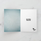 Kool Surfer aan boord - Metaal Kijk Mannelijke Dag Kaart (Binnen)