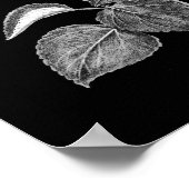 Kool Tekening van Italiaanse Hibiscus-bloemen Poster (Hoek)