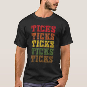 Kool Tick Lettering Love Parasites and Ticks T-shirt
