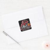 KOOL TRANSPORT VIERKANTE STICKER (Envelop)