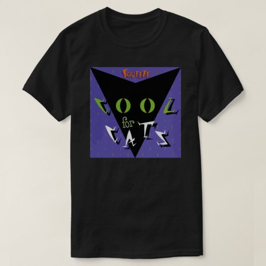 Kool uitknijpen voor katten, koude katten Paarse g T-shirt (Design voorkant)