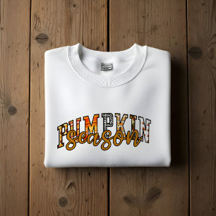 Kool Varsity Stijl Pompoenseizoen Herfstkleuren Trui