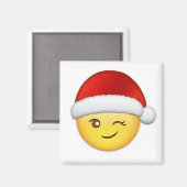 ***KOOL WINKING PÈRE NOËL*** MAGNET POUR LUI (Recto/Verso)