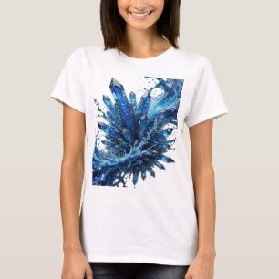 Kool Zilver WATER ELEMENTAIR ENERGIE Print T-shirt