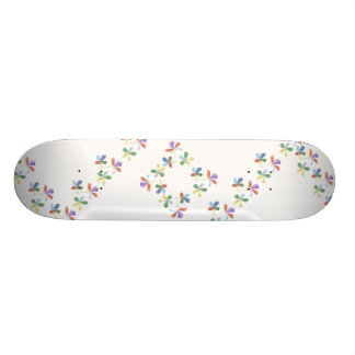 Koolachtige bloemen skateboard