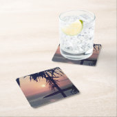 Koolan Sunrise Vierkante Kartonnen Onderzetter (Insitu)