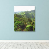 Koolau Bergpad Canvas Afdruk (Insitu (Houten vloer))