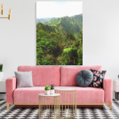 Koolau Bergpad Canvas Afdruk (Insitu (Woonkamer))