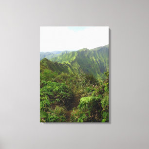 Koolau Mountain Trail Canvas Afdruk
