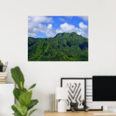 Koolau Mountains Poster (Thuiskantoor)