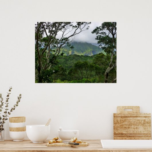 Koolau Mountains Poster (Keuken)
