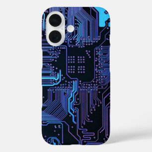 Koolautomatenkaart blauw iPhone 16 hoesje
