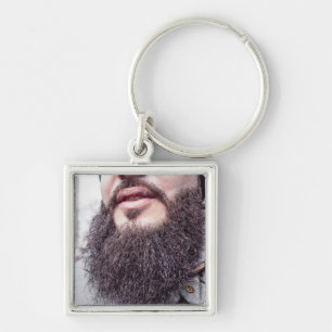 Koolbaard en sleutelketen van Mustache Sleutelhanger