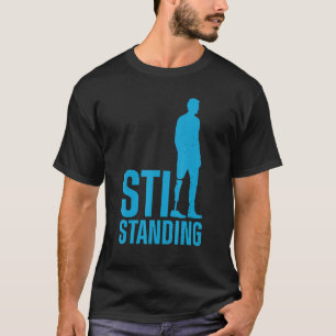 Koolbeen-amandelen voor mannen Prothese been Ampu T-shirt