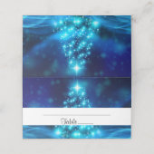 Koolblauwe kerstboom met mousserende lichten (Buitenkant ongevouwen)