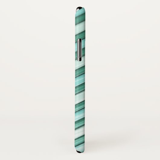 Koolblauwe strepen Case-Mate iPhone case (Achterkant / rechts)