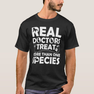 Kooldierenarts voor mannen Dierenvesten T-shirt
