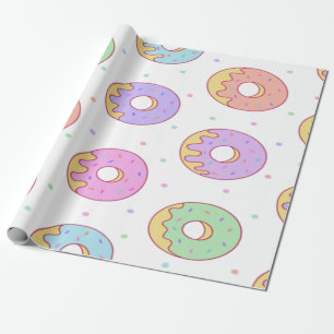 Koole Kleurrijke Donuts Met Trend Cadeaupapier