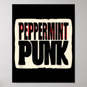 Koole pepermunt punk look voor jongens en meisjes poster