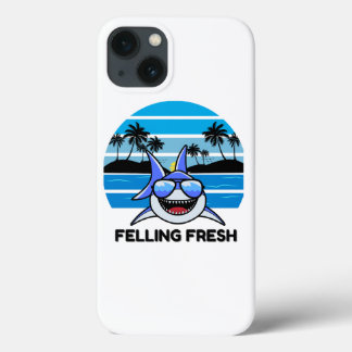 Koole Retro Haai met Zonnebril iPhone 13 Hoesje