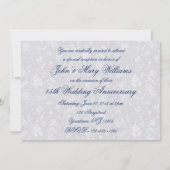 Koolen Damast 45e trouwdag uitnodiging 5x7 (Achterkant)