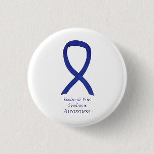 Koolen-de-Vries Syndrome Awareness Ribbon Pin Ronde Button 3,2 Cm