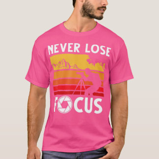 Koolfotografie kunst voor mannen Fotograaf CA T-shirt