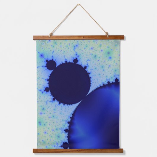 Koolfractals wandtapestand hangend wandkleed (Voorkant)