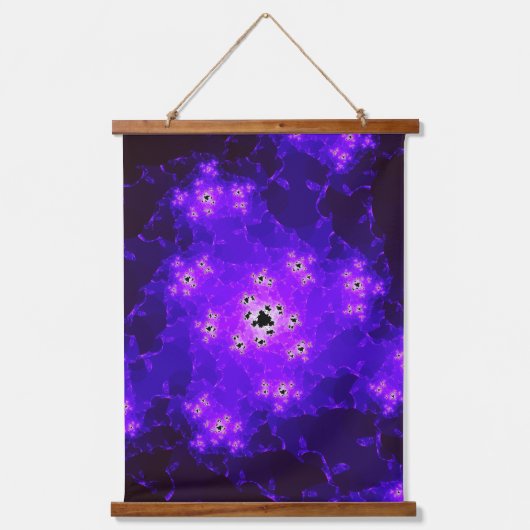 Koolfractals wandtapestand hangend wandkleed (Voorkant 3)