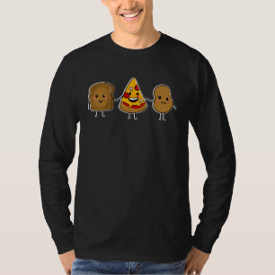 KOOLHYDraten ZIJN VRIENDEN Mooie illustratie toast T-shirt