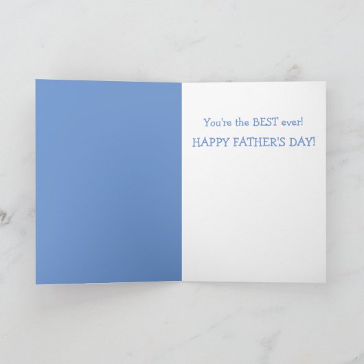 Koolkat en gitaarVaderdag Kaart (Binnen)