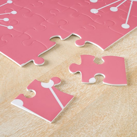 Koolkatten uit de middeleeuwen van de Retro Atomic Legpuzzel (Zijkant)